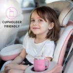 Bella's Friends Handy Mini Tumbler – Adorable 9 oz Sippy Cup for Toddlers 1-3 years old, Flexible Straw, Stainless Interior & Silicone Body, Leak‑Proof, Dishwasher Safe, Ideal for Travel or At Home