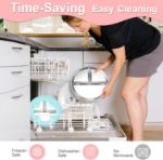 Bella's Friends Stainless Steel Toddler Plates Silicone Suction,3 Packs Non-Slip Baby Plates,Divided Portion,Food-Grade Silicone Plate for Kids,LEAD-FREE Dishwasher Safe