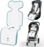 Bella's Friends Baby Stroller Cooling Pad with 2 Built-in Blower Up to 10H MAX 10000 mAh Rechargeable 3 Speed Adjustable Car Seat Liner Cooling Cushion for Toddler Outdoors Summer Baby Essentials